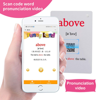 Service d'impression de cartes d'apprentissage phonétique laminées de haute qualité, personnalisées, cartes flash en papier sur mesure, écologiques et durables