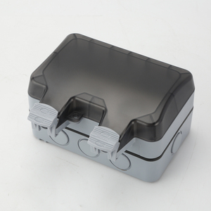 Ngoài trời đôi chuyển đổi ổ cắm ổ cắm Đức không thấm nước tường ổ cắm 16A Đánh giá hiện tại NFC ngoài trời không thấm nước điện chuyển đổi hộp - Product Image 5