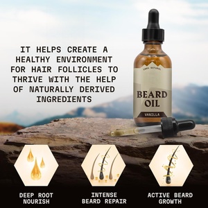 <span class=keywords><strong>Aceite</strong></span> para Barba 100% Natural de Vainilla para Hombres - Promueve la Salud y el Crecimiento de la Barba, Suaviza e Hidrata con Aceites de Argán y Jojoba, OEM/ODM - Product Image 4