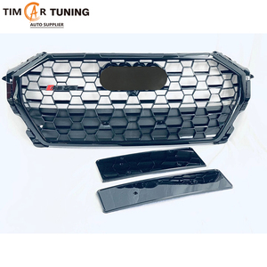 Grille de <span class=keywords><strong>RSQ3</strong></span>-Style Q3/SQ3 adaptée pour Q3 SUV/<span class=keywords><strong>Sportback</strong></span>(2019-2023) Grille avant OEM noir brillant/argent pour grille de lifting Q3/SQ3 - Product Image 2
