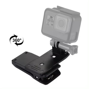 PULUZ 360 Soporte de abrazadera de liberación rápida para mochila giratoria para <span class=keywords><strong>GoPro</strong></span> <span class=keywords><strong>Hero11</strong></span> a 1, DJI Osmo Action y otras cámaras de acción - Product Image 4
