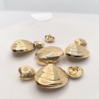 Kancing Logam Berlapis Khusus untuk Pakaian Mantel, Penutup Pakaian untuk Produsen Blazer Mewah
