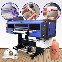 Imprimante 60cm UV DTF Imprimante 60cm UV DTF Imprimante d'Autocollants à Transfert de Film 60cm Imprimante Machine d'Impression d'Encre avec Lamineuse