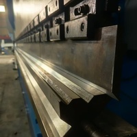 Presse plieuse hydraulique CNC industrielle de 6 m et 200 tonnes pour le pliage de tôles d'acier, plieuse métallique de haute précision