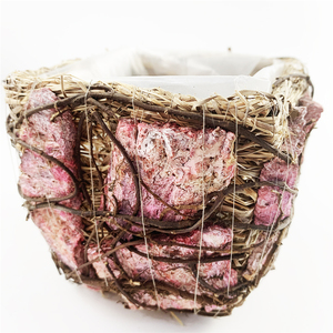 Maceta Creativa de Paja Natural para Escritorio, Maceta Clásica para Cactus y Bonsáis Pequeños, para Uso en el Suelo - Product Image 4