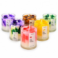 Kaffee-Aromatisierte Glasgefäß-Kerze in Tassenform, Handgemachte Rauchfreie Duftkerze für Zuhause, Kreativer Instagram-Stil