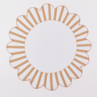 Nouveaux sets de table en polyester imprimé et brodé en forme de fleur pour une maison moderne