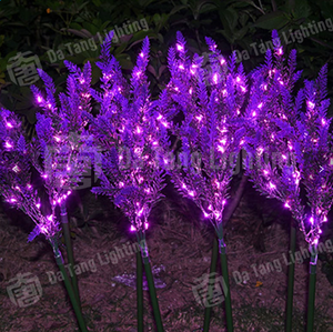 ไฟตกแต่ง LED ลาเวนเดอร์สำหรับภายนอกอาคาร เหมาะสำหรับทางเดินในสวนและฉากกลางคืนสุดโรแมนติก - Product Image 6