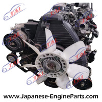 Otomotif asli digunakan lengkap 5L 2,4 L pemindahan 2.4 D 4WD mesin Gearbox untuk Hiace 1987-1988 6 bulan garansi Stock