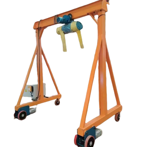 Chariot à roulettes mobile, pont roulant compact, mini taille, moteur électrique, palan à chaîne, télécommande pour atelier - Product Image 3