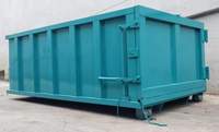 Roll Off Benne à ordures Crochet Ascenseur Conteneurs Grande Capacité Construction Remorque Skip Scrap 40 Yard Bin En Métal Pour L'extérieur