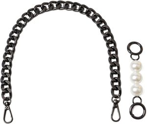 Chunky <b>Purse</b> Chain Handles Short Strap Replacement For Handbag Set Of Inches Long - Product Image 1