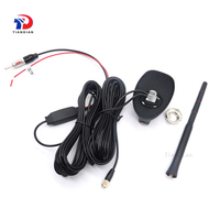 Amplificador de señal de tornillo de montaje omnidireccional Omni externa 20dBi 1575,42 Mhz posición FM Radio DAB Gps Antena de coche