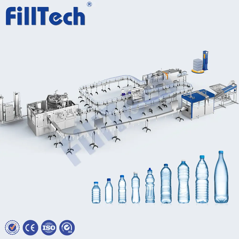 Top Lieferanten preise der schlüssel fertigen automatischen Mineralwasser-Wasser abfüllanlage 3-in-1-Einheit
