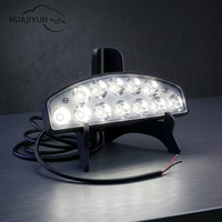 Moteur sans balais universel 72V DC sans engrenages, phare avant 12 LED haute luminosité, écran LCD, pièces électriques pour scooter Huajiyu