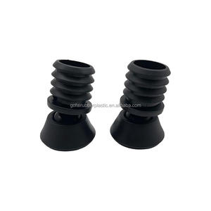 Pied de nivellement pour meubles, vente en gros usine, insert de tube pivotant en plastique, support antidérapant pour chaise et tube rond - Product Image 2