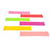 Bande d'exercice de boucle de résistance de yoga pour l'équipement de fitness Fitness et mise en forme du corps ensemble de bandes de résistance de Logo personnalisé