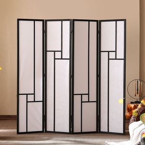 Nhà Sản Xuất Nhật Bản Phong Cách Bằng Gỗ Màn Hình Di Chuyển Shoji Gấp Bằng Gỗ Phân Vùng Màn Hình Phòng Khách Nghệ Thuật Theo Chủ Đề Phòng Divider - Product Image 5