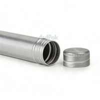 Tubes à cigarettes de voyage en aluminium de qualité alimentaire, étanches à l'air, avec taille/couleur/logo personnalisables et design anti-odeur, vente en gros