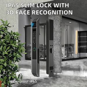 <span class=keywords><strong>Cerradura</strong></span> de <span class=keywords><strong>puerta</strong></span> Tuya/TTlock delgada impermeable IP65 desbloqueo de reconocimiento facial 3D <span class=keywords><strong>para</strong></span> <span class=keywords><strong>puerta</strong></span> de madera con marco deslizante uso al aire libre datos en la nube - Product Image 2