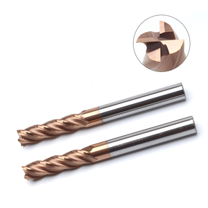 55 Degree 4 Flutes Straight Shank Coated <strong>End</strong> <strong>Mill</strong> <strong>Long</strong> <strong>End</strong> <strong>Mill</strong> for Steel - Product Image 1