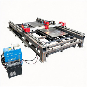 Machine de découpe plasma CNC à double rail pour plaques d'acier de 10 à 60 mm, découpe sur mesure. Fabricant certifié ISO. - Product Image 1