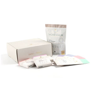 Luxus elegante Premium weiße Kraft Kunst papier Mini kleine Weihnachten Schokolade Pappe Verpackung <span class=keywords><strong>Box</strong></span> Versand - Product Image 5