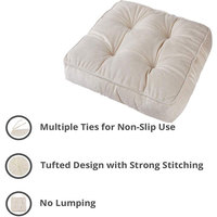 Coussins de chaise épais, coussin de siège d'extérieur, coussin de sol confortable pour la maison