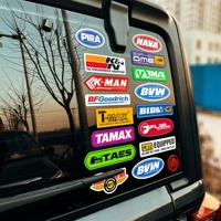 Autocollants de fenêtre de voiture imperméables pour l'extérieur, autocollants personnalisés en PVC PET vinyle, résistants aux UV, décalcomanies décoratives