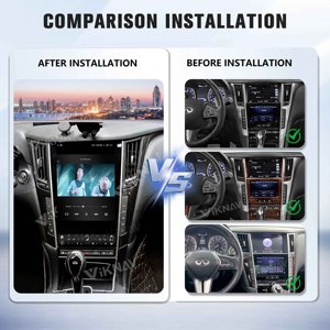 Estéreo Android Auto con GPS, Navegación, Reproductor Multimedia, Carplay Inalámbrico, Pantalla IPS, 6+128GB, WiFi Integrado para Infiniti Q50 Q60 - Product Image 2