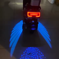 Accessoires de Modification pour Moto : Lumières LED d'Aile d'Ange à Projection, Décoratives, pour Vente en Gros