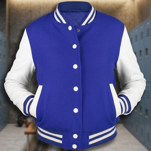 Custom Casual Winter College <b>Baseball</b> Varsity <b>Jacket</b> for <b>Men</b> with Stand Collar Windproof & Breathable Dyed OEM Service - Product Image 2