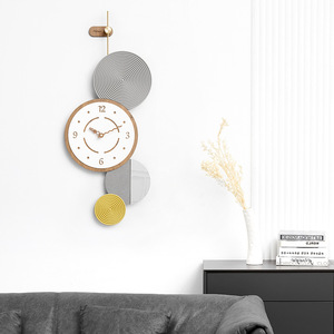 Wall <b>Clock</b> Large Size Round Quartz <b>Battery</b> Powered Living Room Oversized Modern Design - Product Image 3