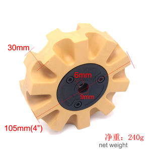 4 pouces en acier gomme goupille de roue décalcomanie caramel pneumatique voiture autocollant facile à enlever caoutchouc matériel corps <span class=keywords><strong>couleur</strong></span> <span class=keywords><strong>rayure</strong></span> clair - Product Image 2