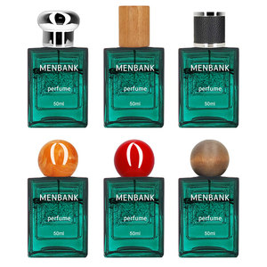 Stocks d'usine prix bon marché bouteilles de parfum 50ml 100 ml bouteille de parfum avec couvercles en or argent - Product Image 1