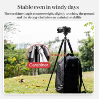 Tripod Ponsel Multifungsi yang Dapat Disesuaikan, Ringan, Portabel, Penyangga Kamera Digital dan Ponsel, Tripod Meja
