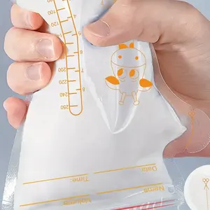 Sacchetti per la Conservazione del Latte Materno <span class=keywords><strong>in</strong></span> PET Usa e Getta 8.5oz/250ml 30pz/Confezione Senza BPA Autoportanti per l'<span class=keywords><strong>Allattamento</strong></span> - Product Image 5