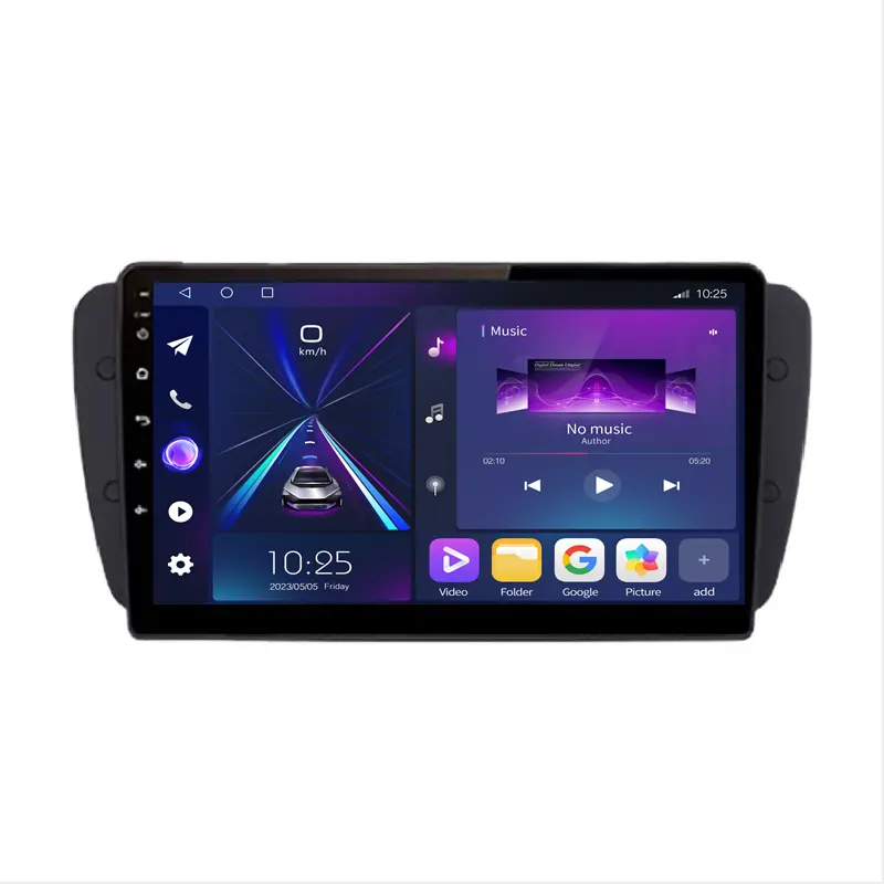 9 Polegada Para Seat Ibiza 4 2009-2013 Quadro Android Auto Carplay Rádio Do Carro Áudio Multimídia GPS Navegação Do Carro