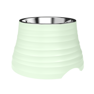 Gamelle surélevée ondulée en acier inoxydable 304, anti-renversement, ergonomique pour le cou, de qualité alimentaire pour chiens et chats - Product Image 3