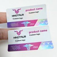Étiquettes laser holographiques VS-265 Hg, nouveau design, pour 10 flacons de 3 ml, étiquettes et boîte pour flacons de 3 ml