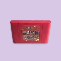 Carte de jeu Super 64 Retro 340 en 1 N64 Région gratuite NTSC / Pal