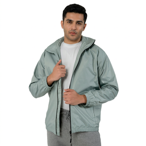 New Design Men's Waterproof Breathable Windbreaker <b>Zipper</b> <b>Jackets</b> Cheap Price Custom Best Design Windbreaker <b>Zipper</b> <b>Jackets</b> - Product Image 1