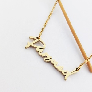 Collier avec lettre 316L, cadeau d'amour, cadeau d'adoption, bijoux d'affirmation, mots d'affirmation, cadeau de baptême, bijoux chrétiens - Product Image 5