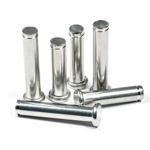 <span class=keywords><strong>Goupille</strong></span> <span class=keywords><strong>cylindrique</strong></span> à tête plate en acier inoxydable 304 en acier au carbone personnalisée - Product Image 5