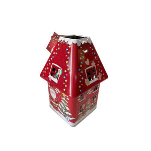 Giáng sinh nhà Đèn Lồng Hình dạng hình dạng bất thường thiết kế kẹo hộp thiếc nến <span class=keywords><strong>tin</strong></span> với chủ cho kẹo Quà tặng hộp thiếc - Product Image 5