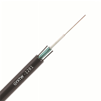 Câble à fibres optiques de haute qualité FTTH, câble à fibres optiques monomode extérieur, câble à fibres optiques GYXTW 6 cœurs 12 cœurs