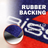 Individueller Teppich mit Logo, Fußmatte, personalisierter Logo- und Texteingang, Gewerbliche Fußmatten mit rutschfester Gummiunterseite, Innenmatte