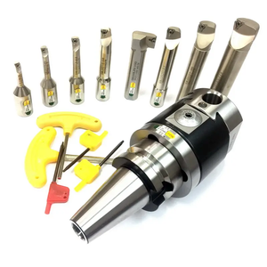 F4 phổ nhàm chán và phải đối mặt với đầu cho trung tâm máy CNC Điều kiện Mới động cơ Vật liệu thép như thành phần cốt lõi - Product Image 6