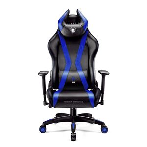 Chaise <span class=keywords><strong>DIABLO</strong></span> X-horn 2.0 blanc noir ordinateur de bureau Pc E-Sports jeu course dossier réglable pivotant ergonomique ascenseur chaise de jeu - Product Image 1