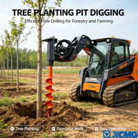 Moteur hydraulique XCMG pour tarière de forage, attache pour excavatrice de 2 tonnes, chargeuse compacte, mini-chargeuse compacte, pour la plantation d'arbres et le creusement de trous